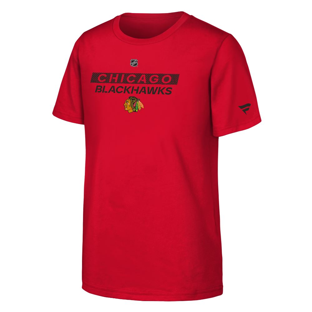 Dětské triko NHL Fanatics Chicago Blackhawks Apro Wordmark (červená)